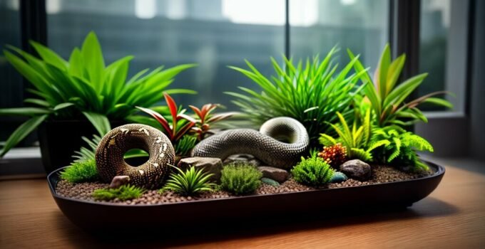 creating a comfortable habitat for pet snakes