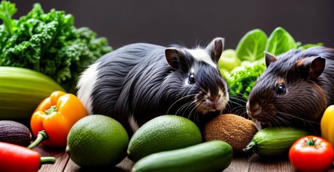 healthiest vegetables for pet guinea pigs