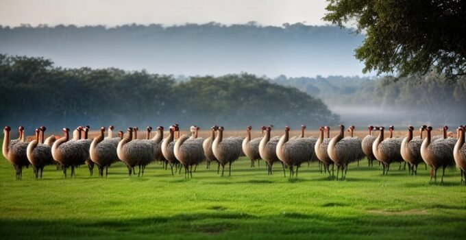 ostrich feeding habits and nutritional needs