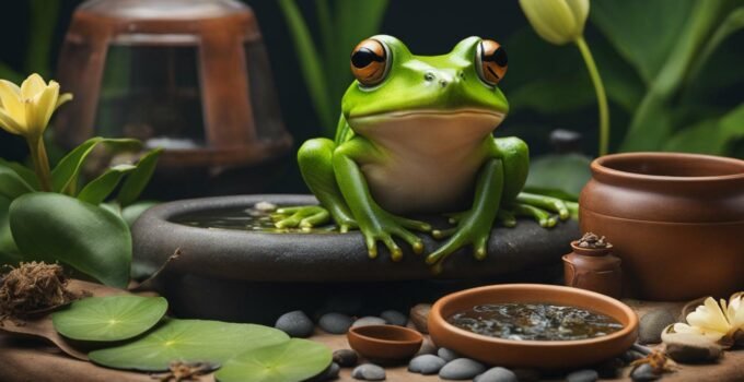 how to take care of a pet frog