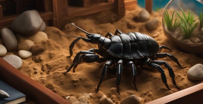 how to care for a pet scorpion