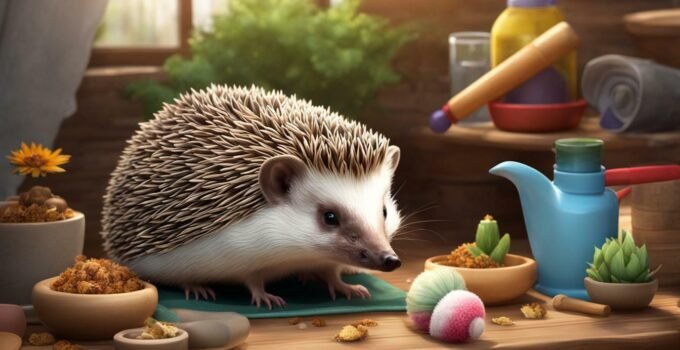 how to take care of a pet hedgehog