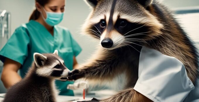 what vaccines do pet raccoons need